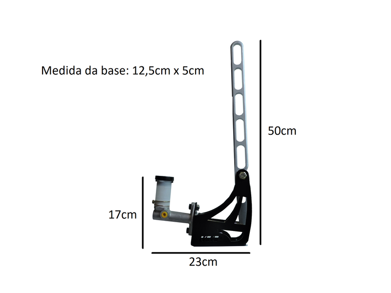 Freio de mão hidráulico com cilindro frontal